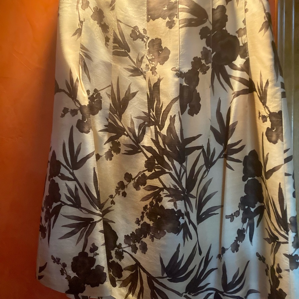 Talbots silk skirt